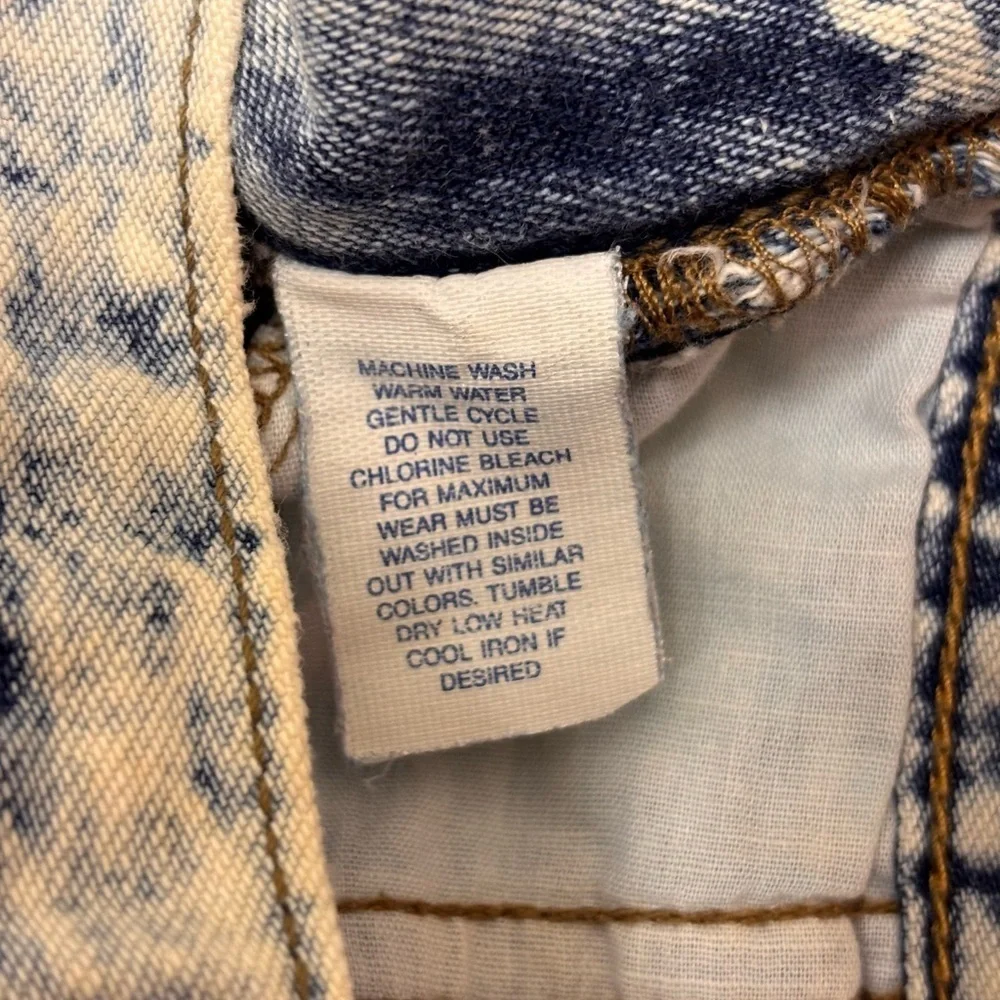 Zena Rare Vintage Junior’s Denim Patchwork Jean Shorts  Size 11
